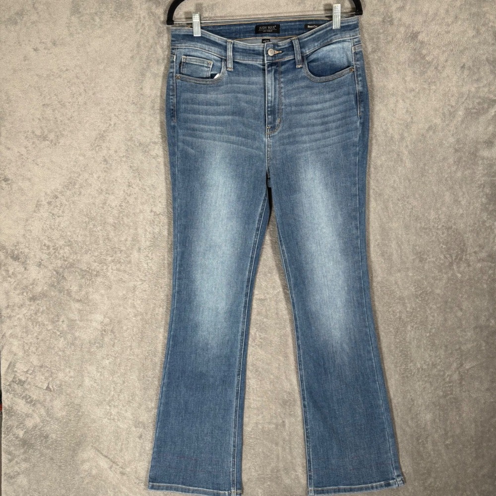 Judy Blue Boot Cut Jeans Medium Wash High Rise Slim Fit Size 13/31 32x31